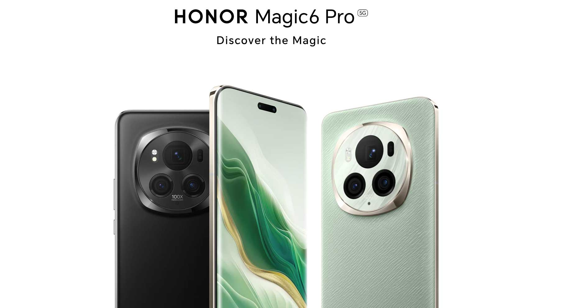 Telefon HONOR Magic6 Pro 5G, 512GB, 12GB RAM, Dual SIM, Black